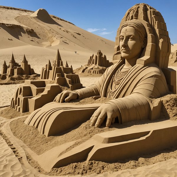 Comment créer une exposition de sculptures éphémères en sable?